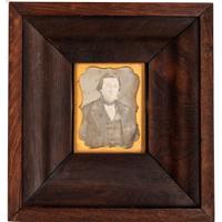 [EARLY PHOTOGRAPHY - PORTRAITURE]. A group of 4 framed daguerreotypes of male and female subjects, including: