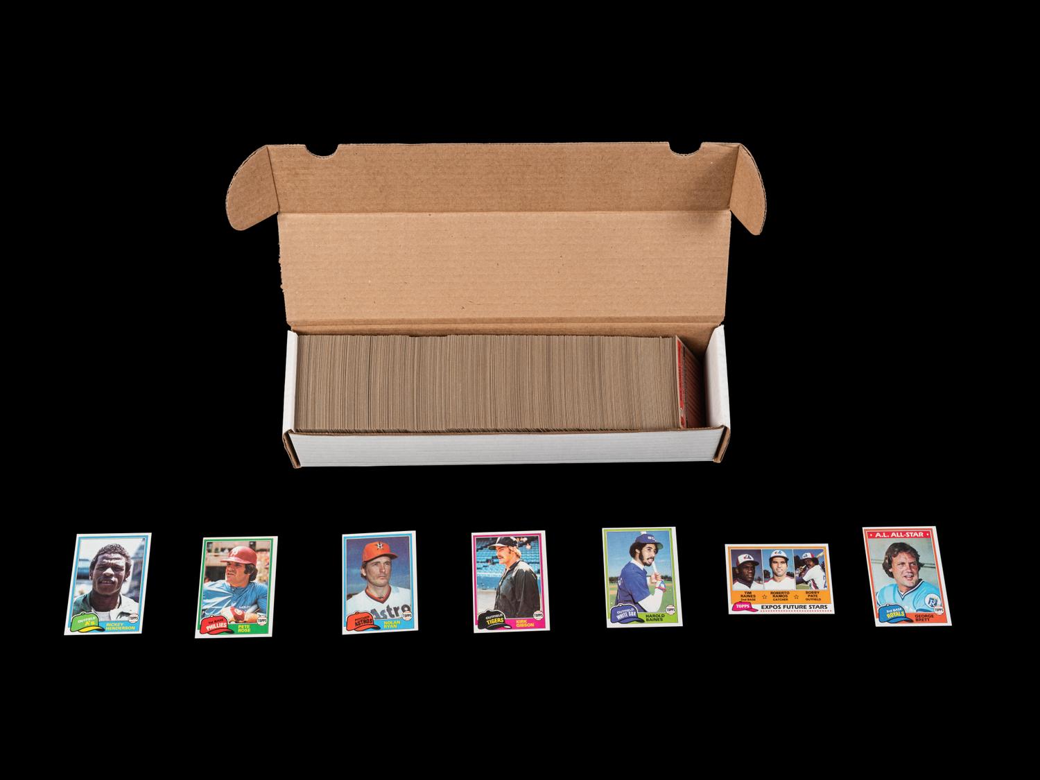 A Run of 1980-1992 Topps Baseball Card Complete Sets,