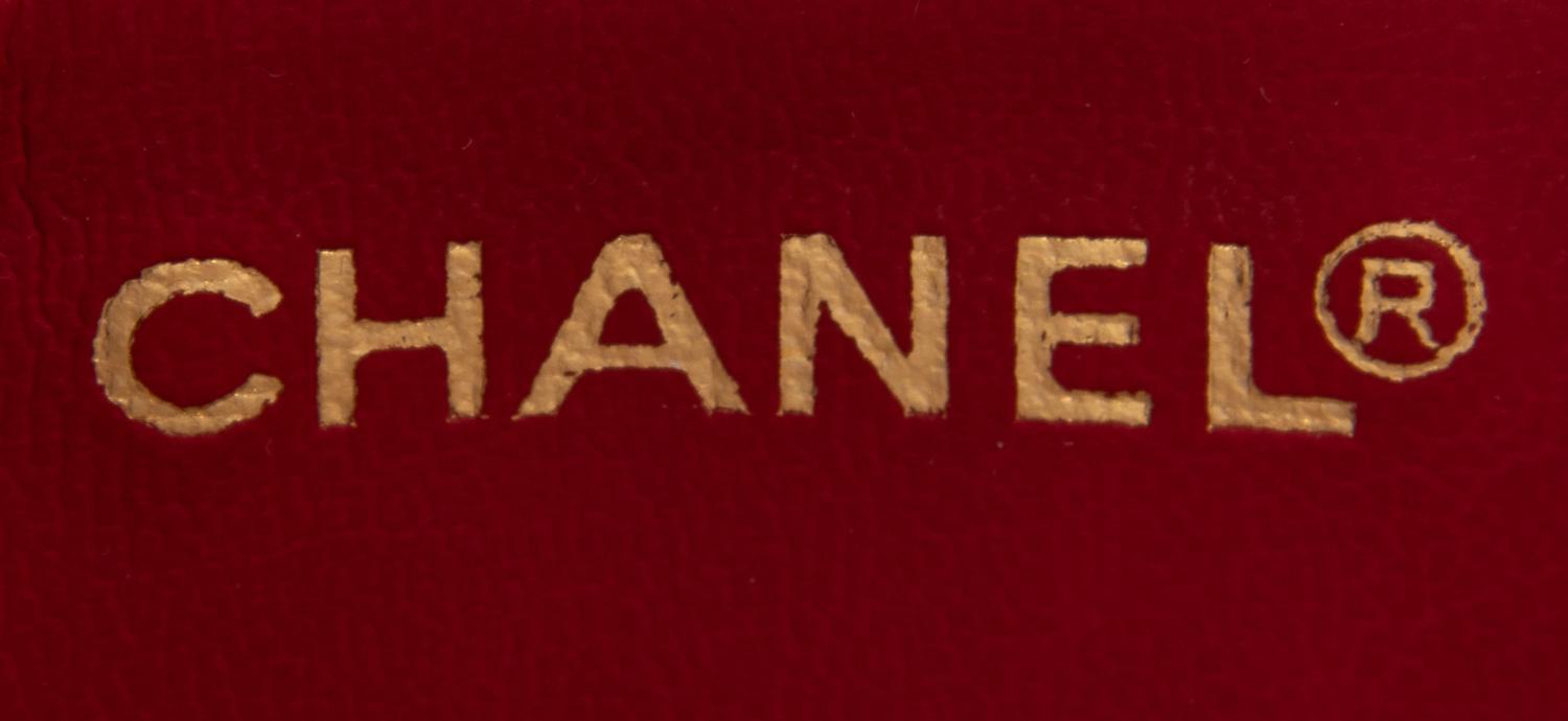 Chanel Leather Logo Tote