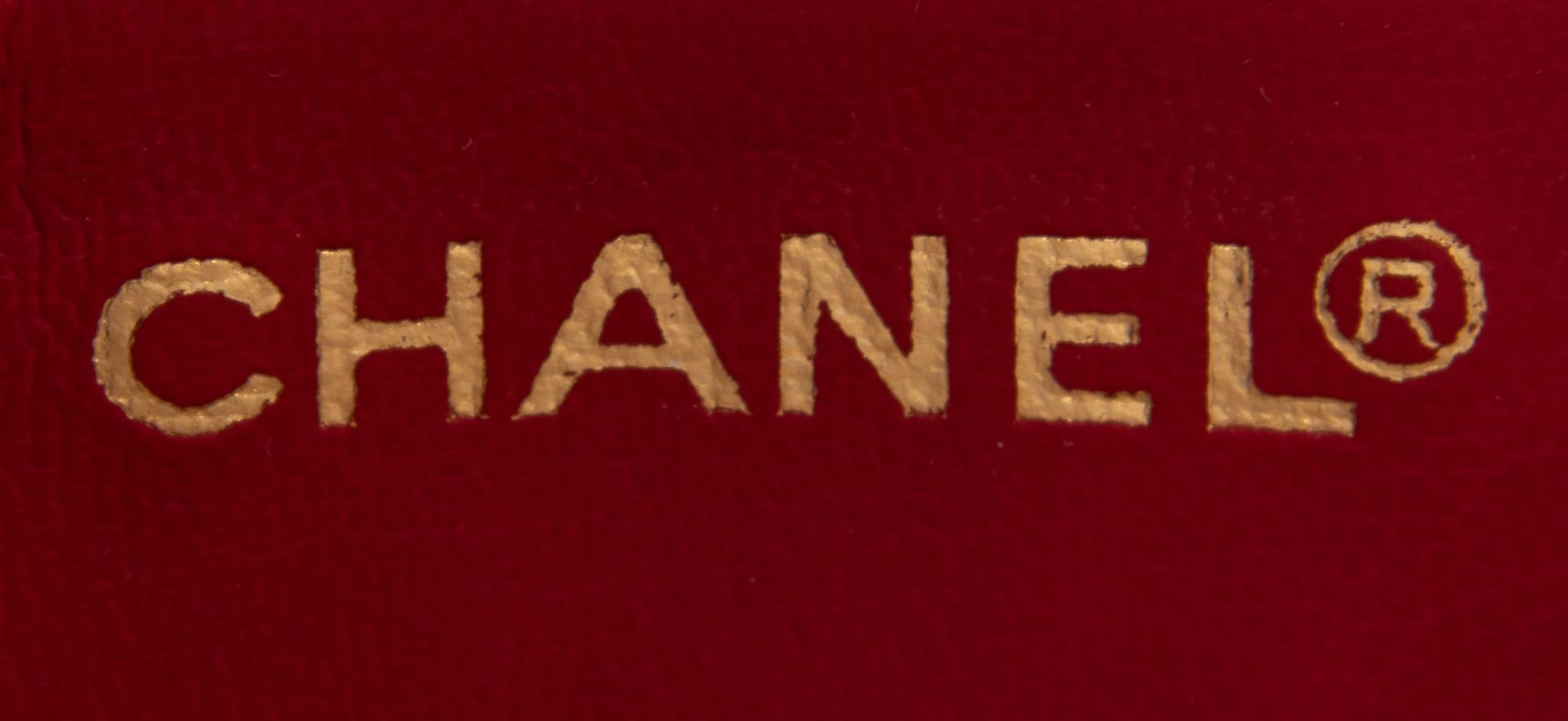 Chanel Leather Logo Tote
