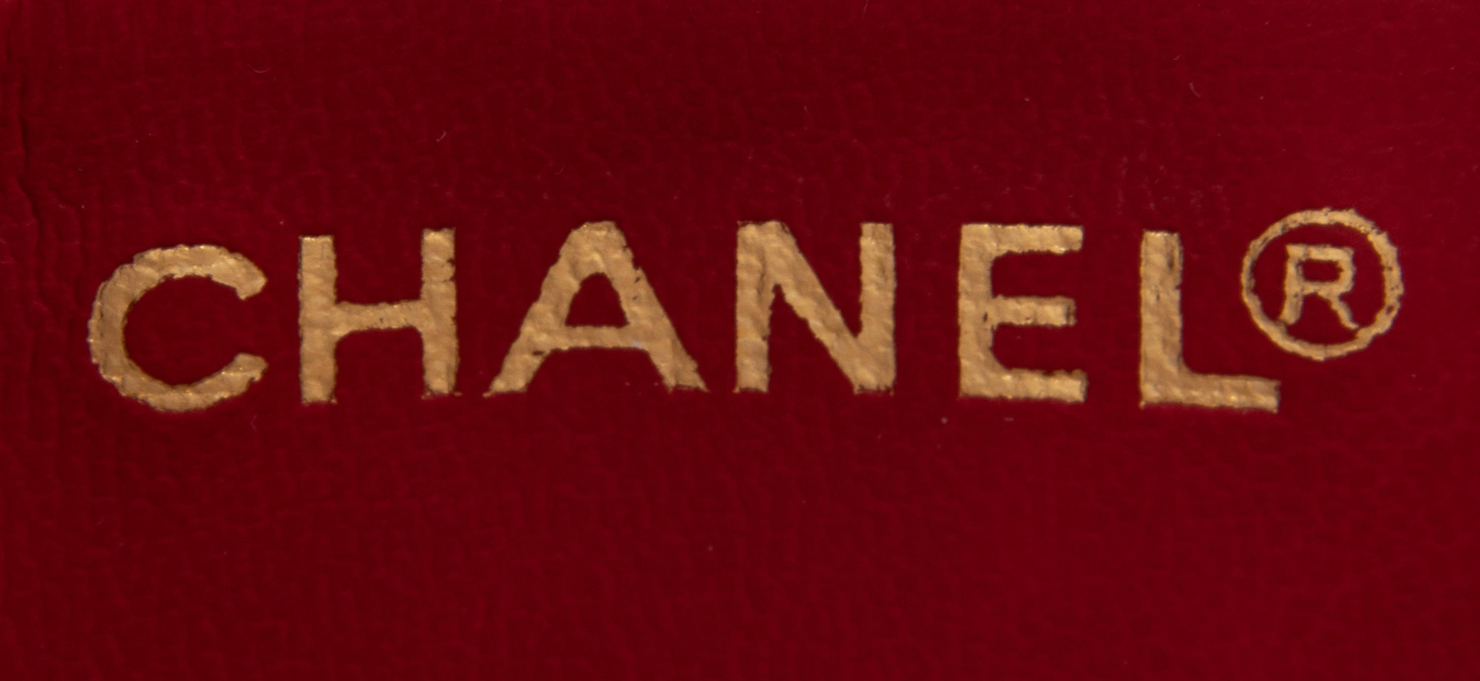 Chanel Leather Logo Tote