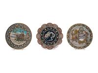13 Japanese Cloisonné Plates
