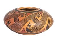 Pottery Bowl, with Migration Pattern