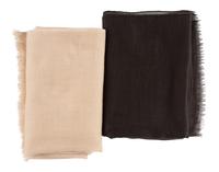 Two Hermès Cashmere Scarves