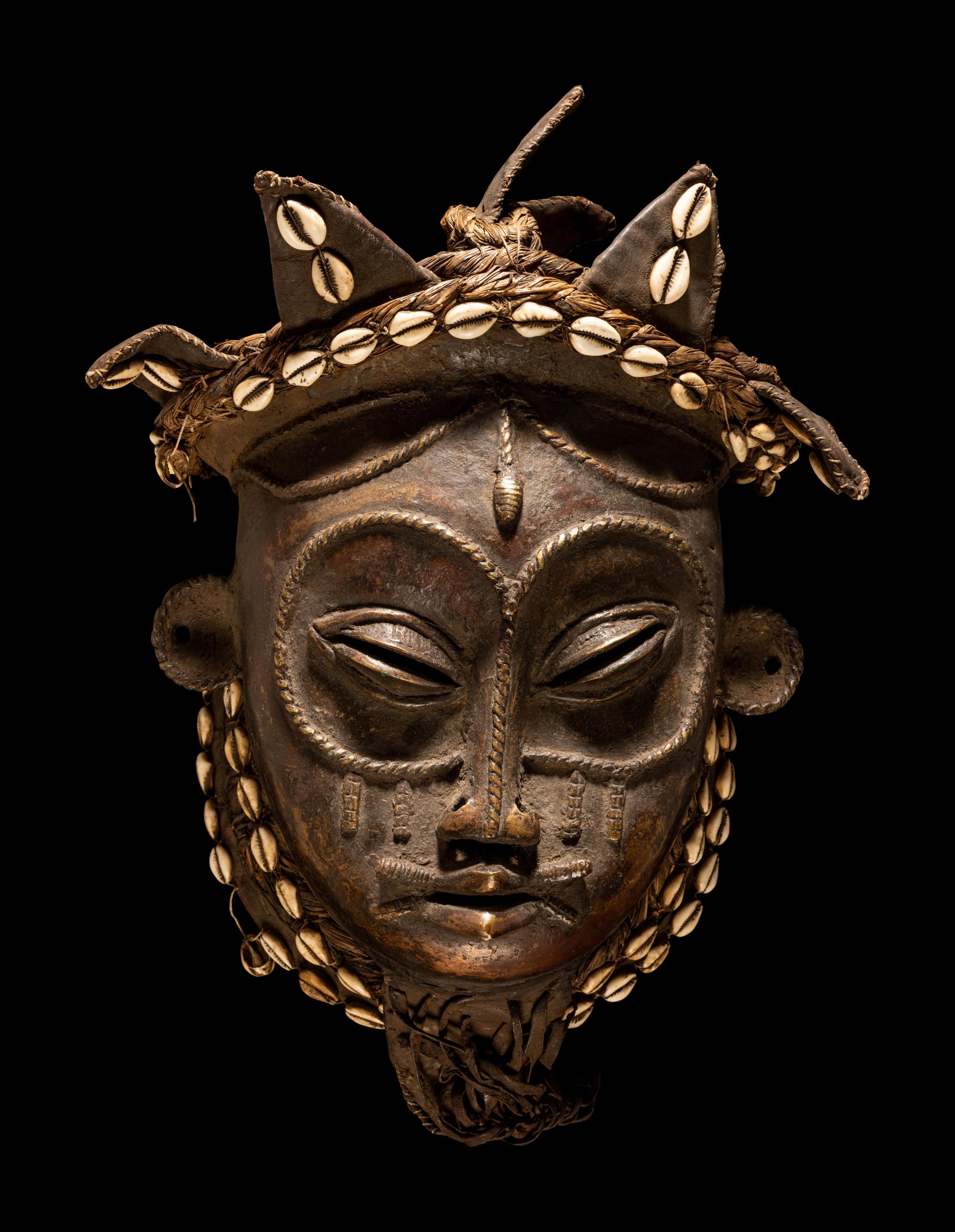 A Chokwe Bronze Mask