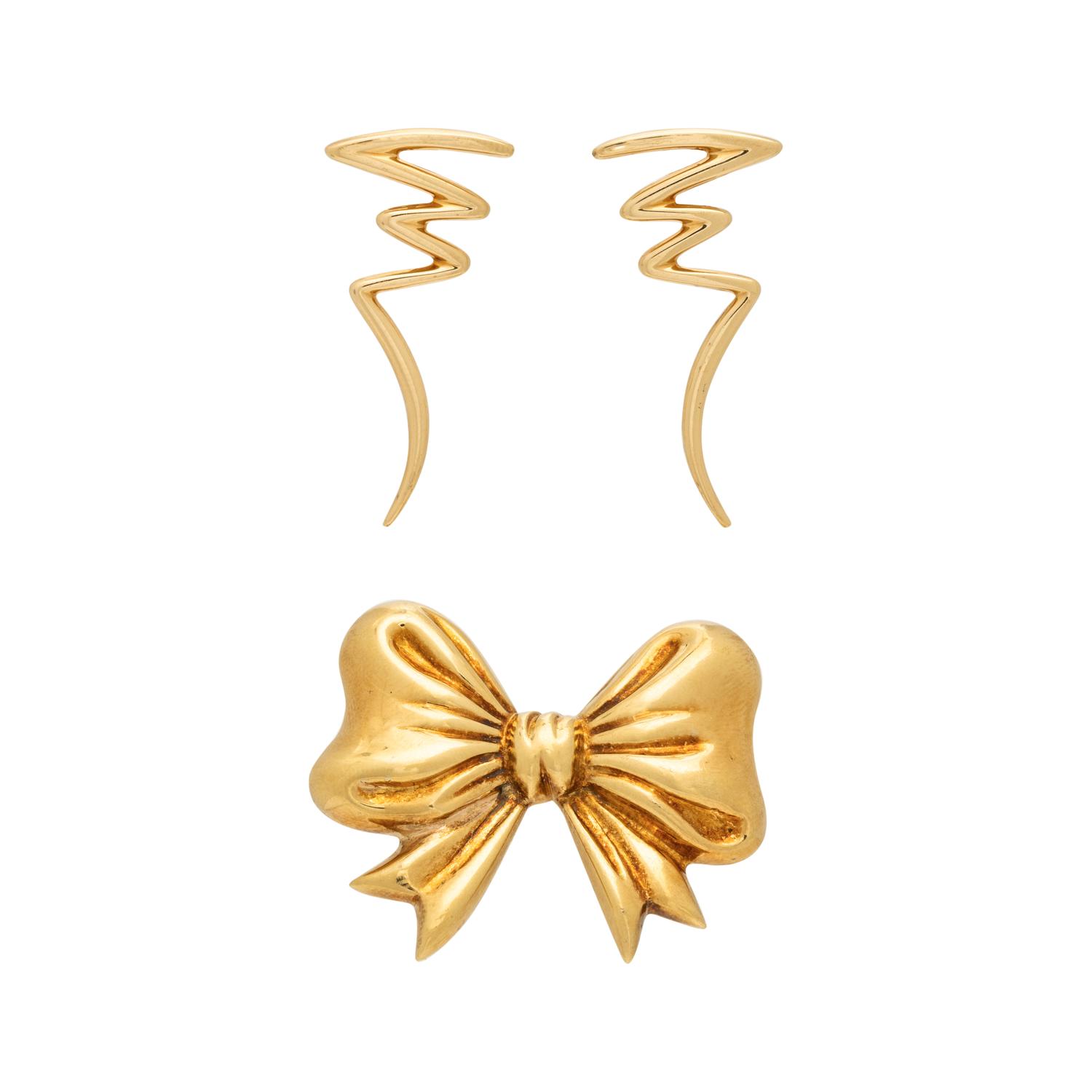 COLLECTION OF YELLOW GOLD TIFFANY & CO. JEWELRY
