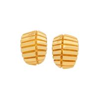 DAVID WEBB, YELLOW GOLD CLIP EARRINGS