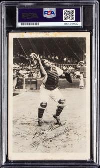 A Roy Campanella Signed Autograph 1950 Real Photo Brooklyn Dodgers Postcard (PSA Encapsulated)