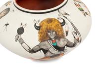Pottery Jar with Dancers