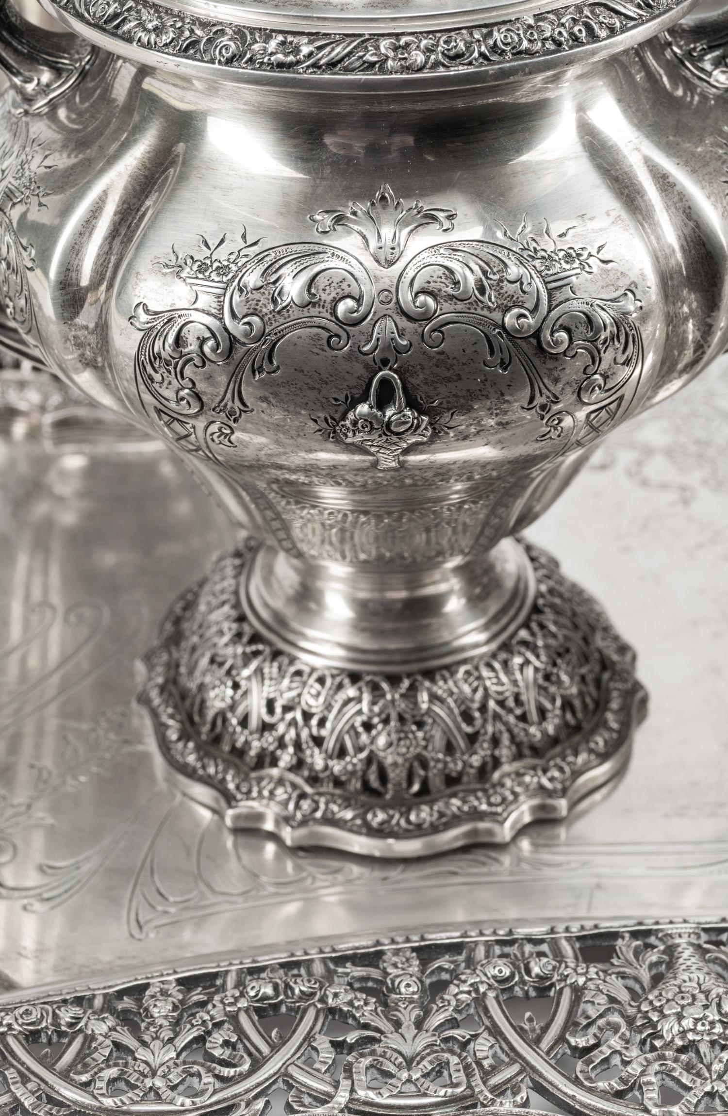 An American Silver Tea and Coffee Service