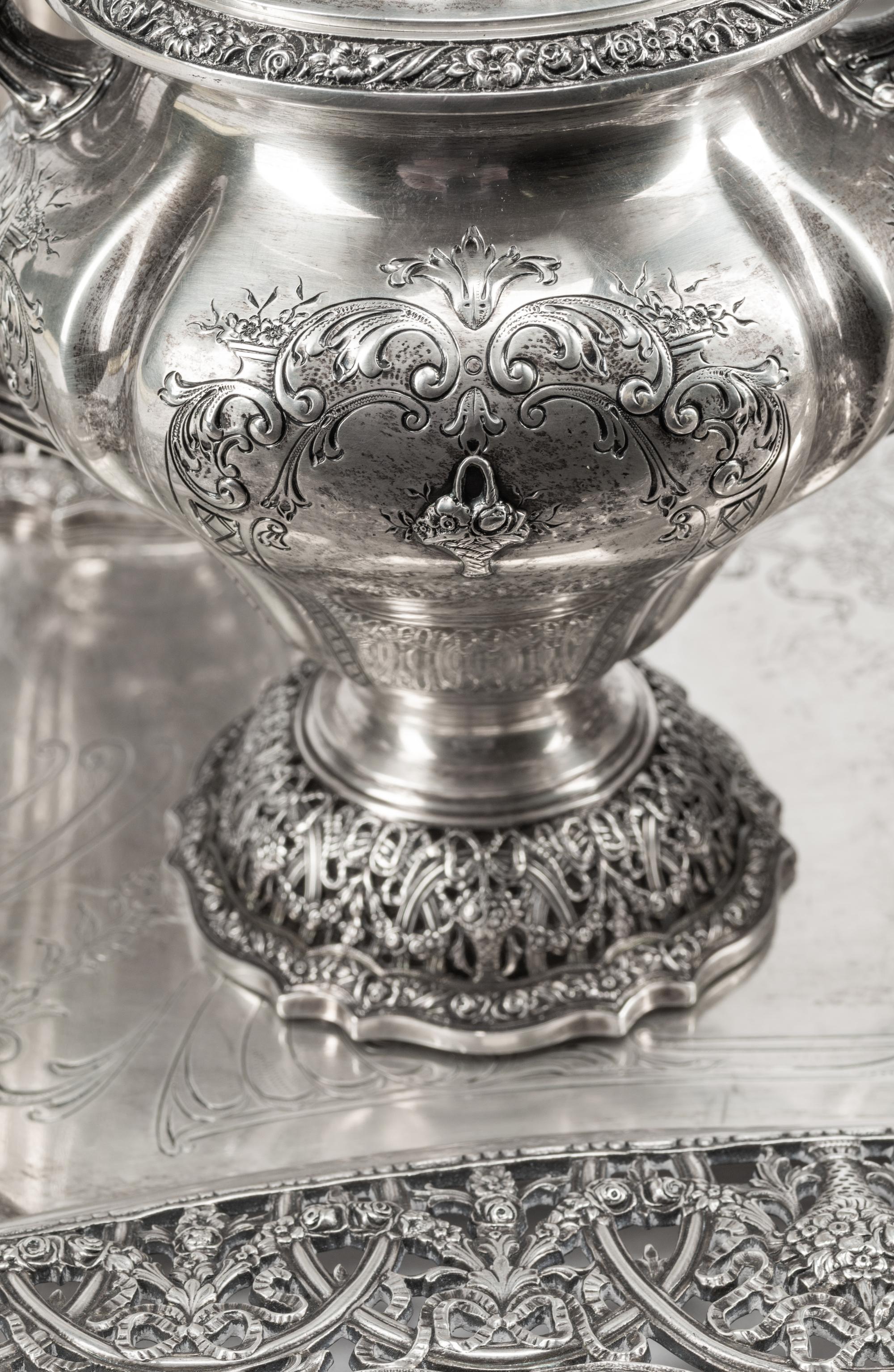 An American Silver Tea and Coffee Service