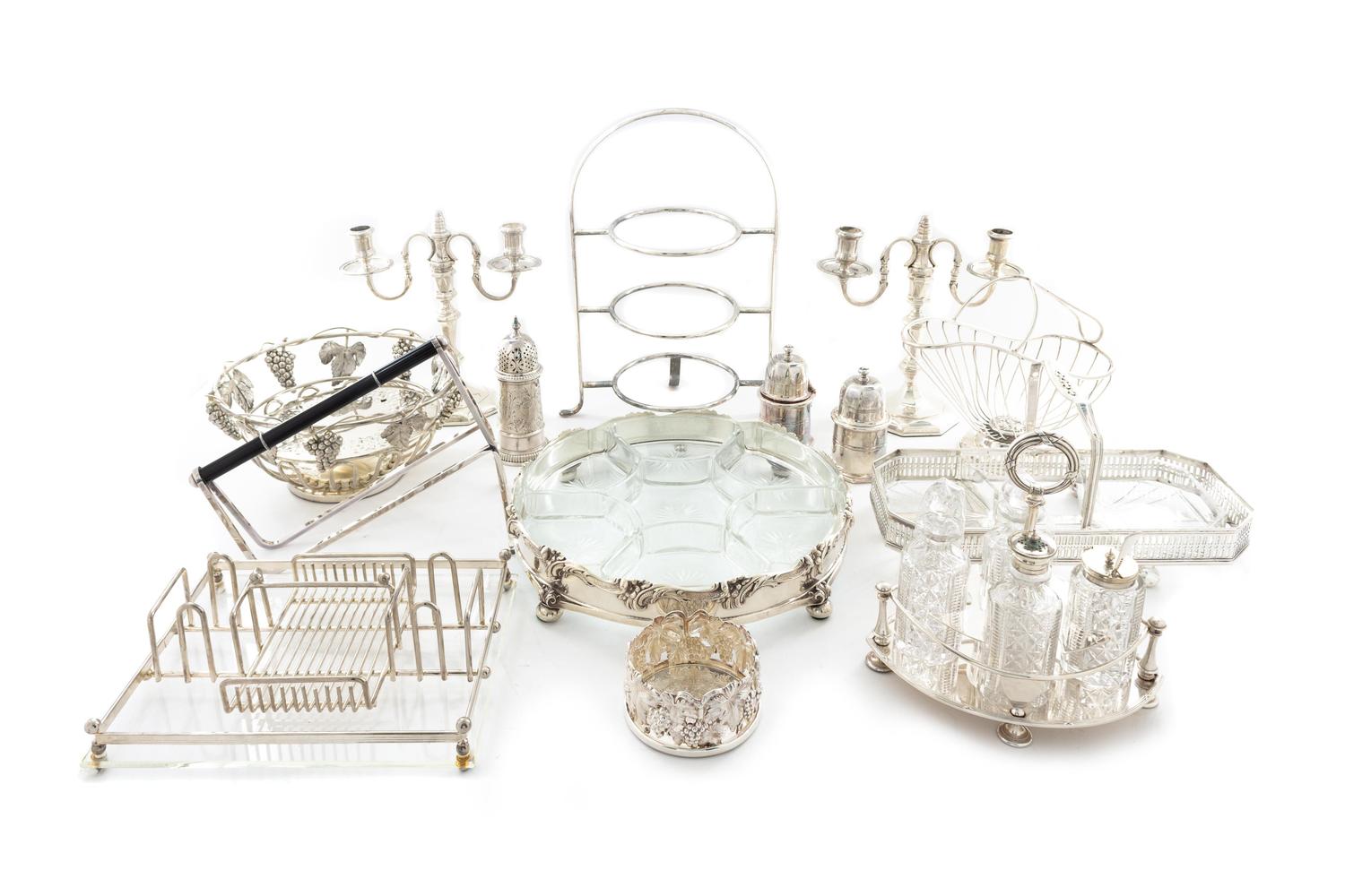 A Collection of Silver-Plate Articles