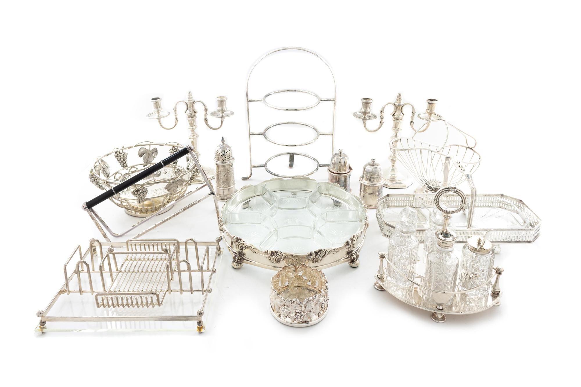 A Collection of Silver-Plate Articles