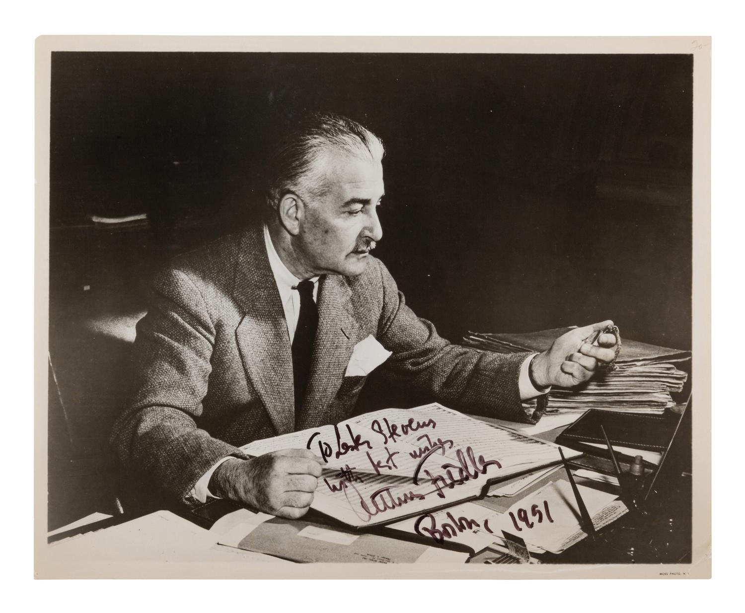 [20TH-CENTURY CONDUCTORS]. A group of 6 signed photographs of conductors from the 20th century, comprising images of: