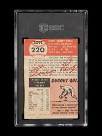 A 1953 Topps Satchel Paige Baseball Card No. 220 (SGC AUTHENTIC)