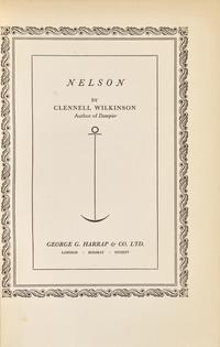[Fine Bindings] [Cosway-Style] Wilkinson, Clennell. Nelson