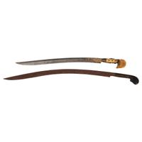 Lot of 2 Ottoman Yatagan Swords