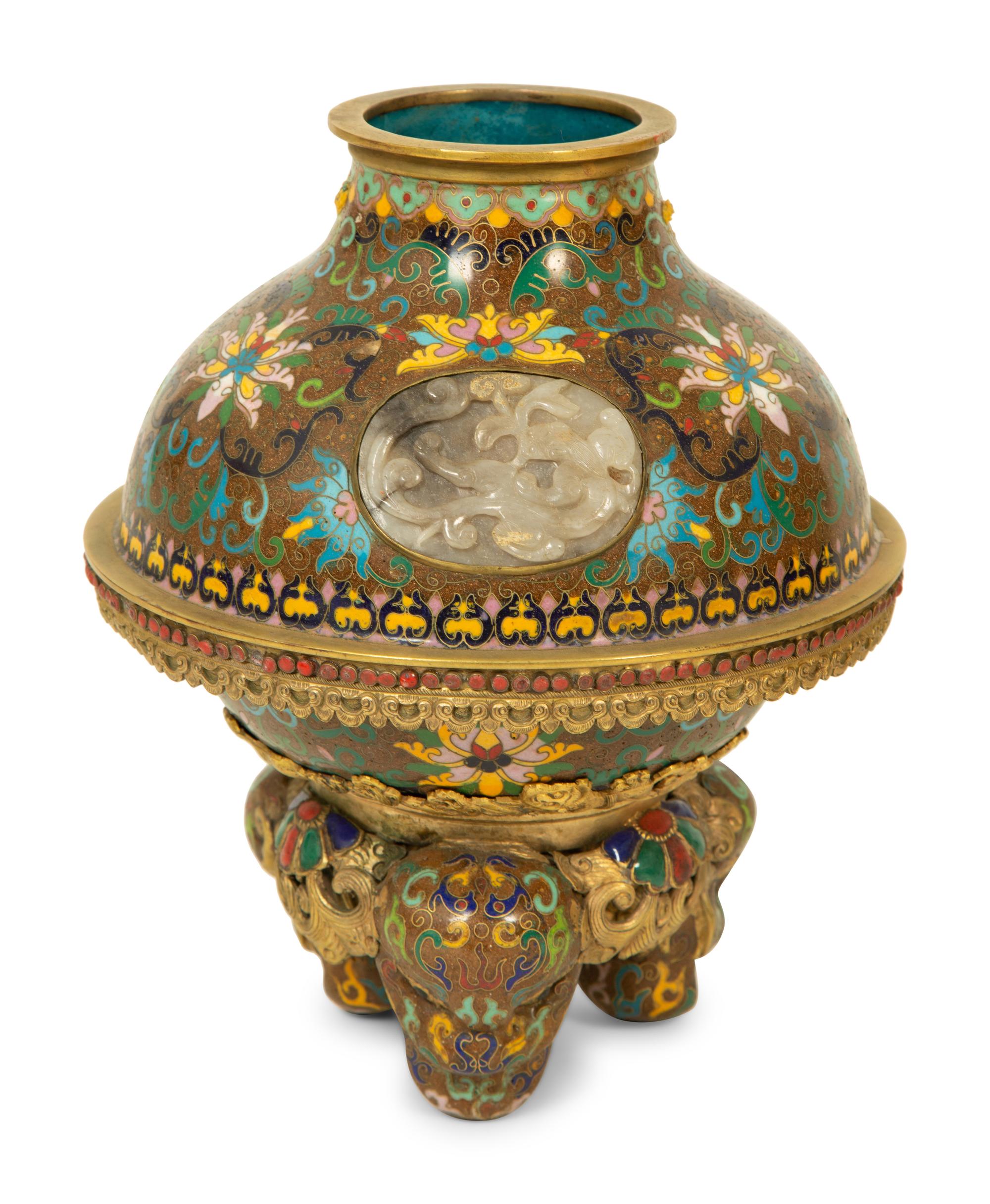 Three Chinese Cloisonné Articles — 19TH/20TH CENTURY