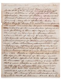 [SLAVERY & ABOLITION]. A group of 4 documents related to the enslavement of individuals in Tennessee, comprising: