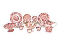 A Mason's Ironstone Vista Pattern Dinnerware Service