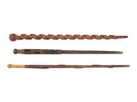 Three Carved Folk Art Canes