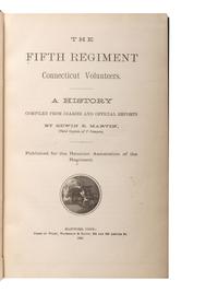 [CIVIL WAR - NEW ENGLAND]. A group of regimental histories and soldiers' memoirs from Connecticut, New Hampshire, and Rhode Island, comprising: