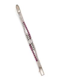 DIAMOND AND RUBY BRACELET