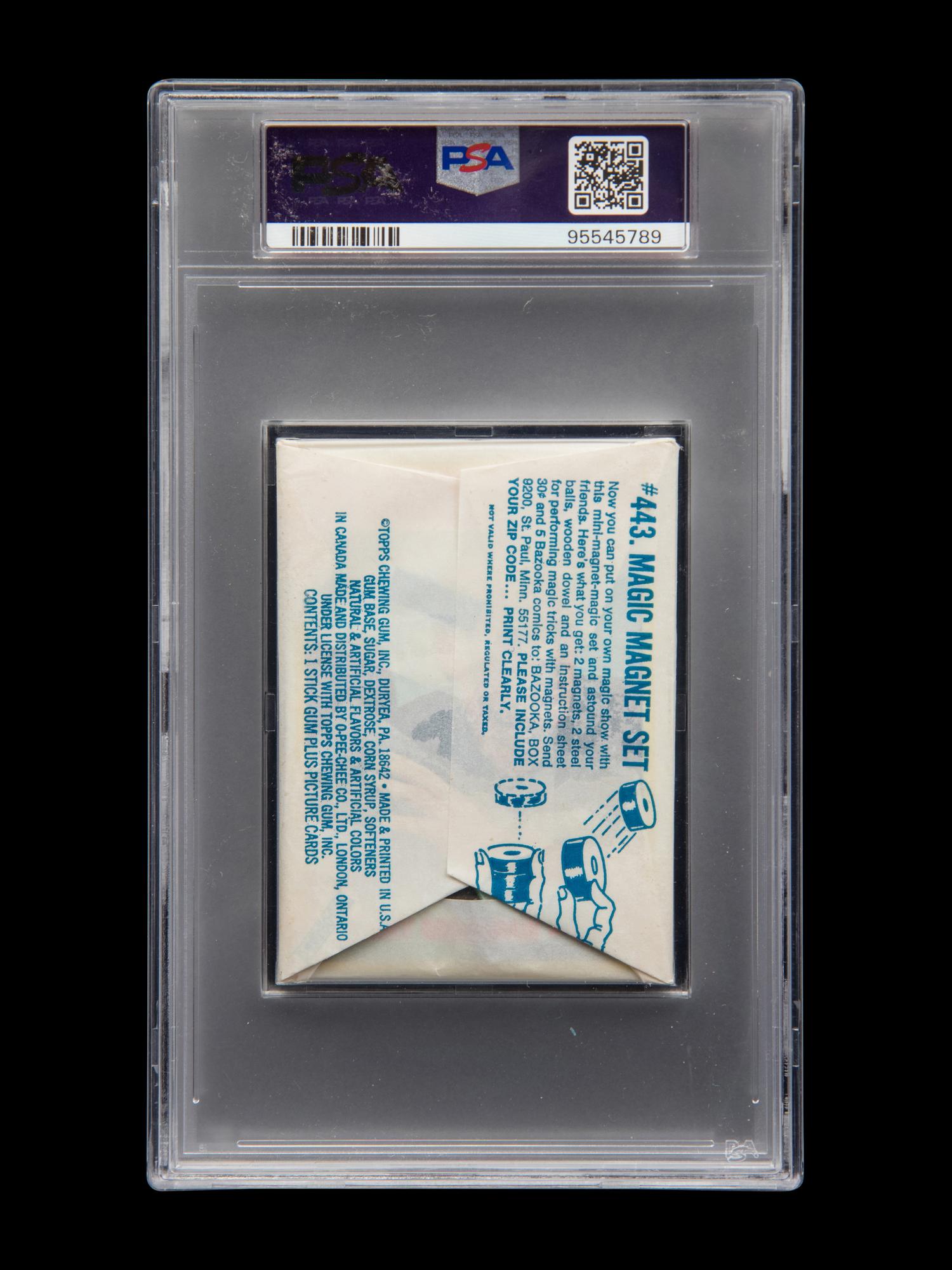 A Sealed Unopened Wax Pack of 1972 Topps Football Cards (2nd Series) (PSA 8 NM-MT)