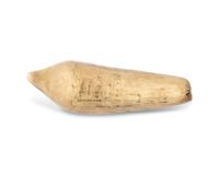 A Large Scrimshaw Whale Tooth Worked On The Whaler Atlantic