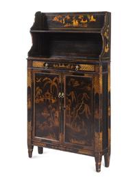 A Regency Chinoiserie Decorated Chiffonier