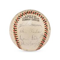A 1939 St. Louis Cardinals Team Signed Autograph Baseball (JSA Letter of Authenticity),
