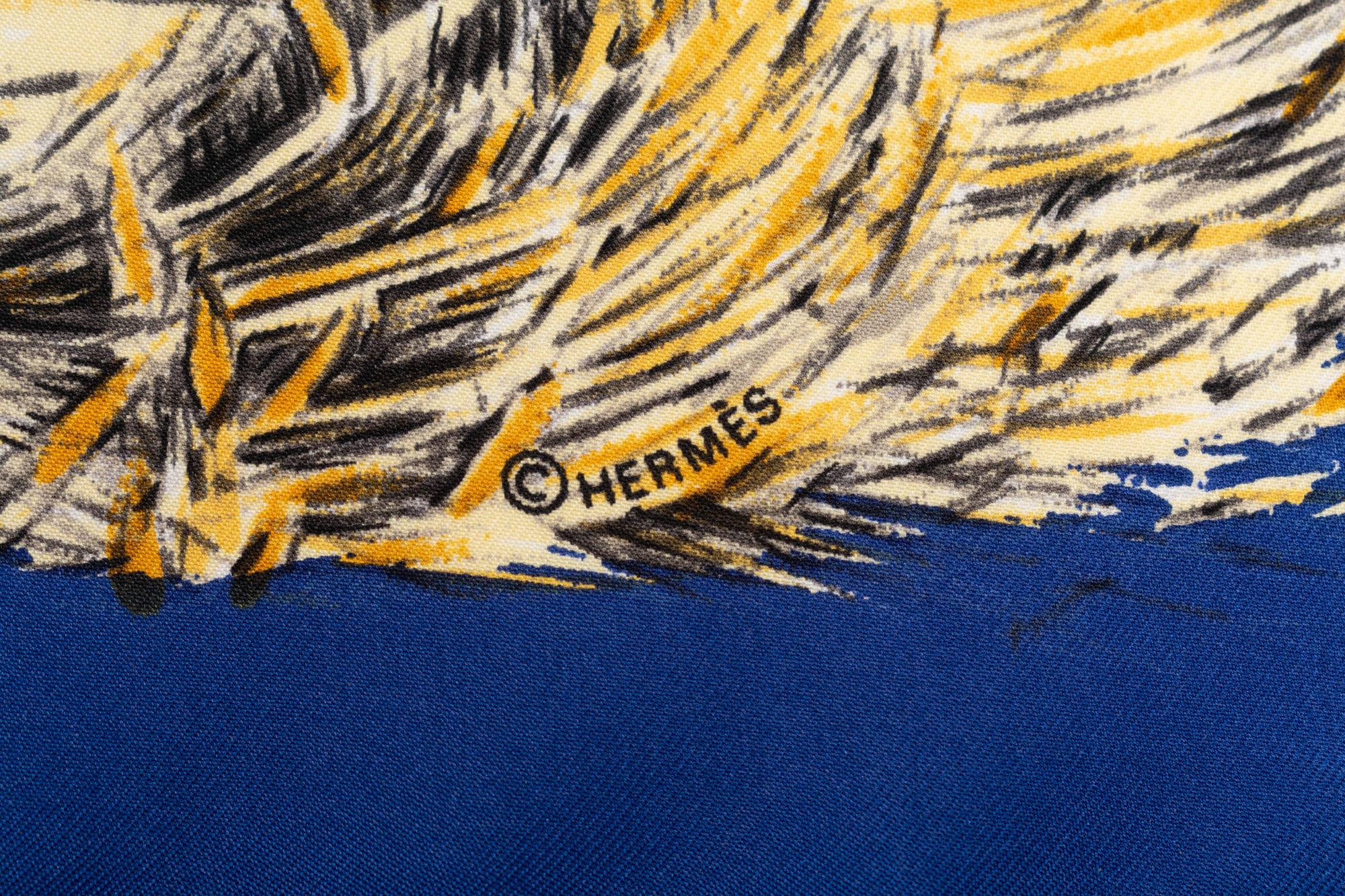 Three Hermès 90cm Silk Scarves