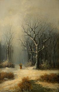Untitled (Winter Forest Scene)