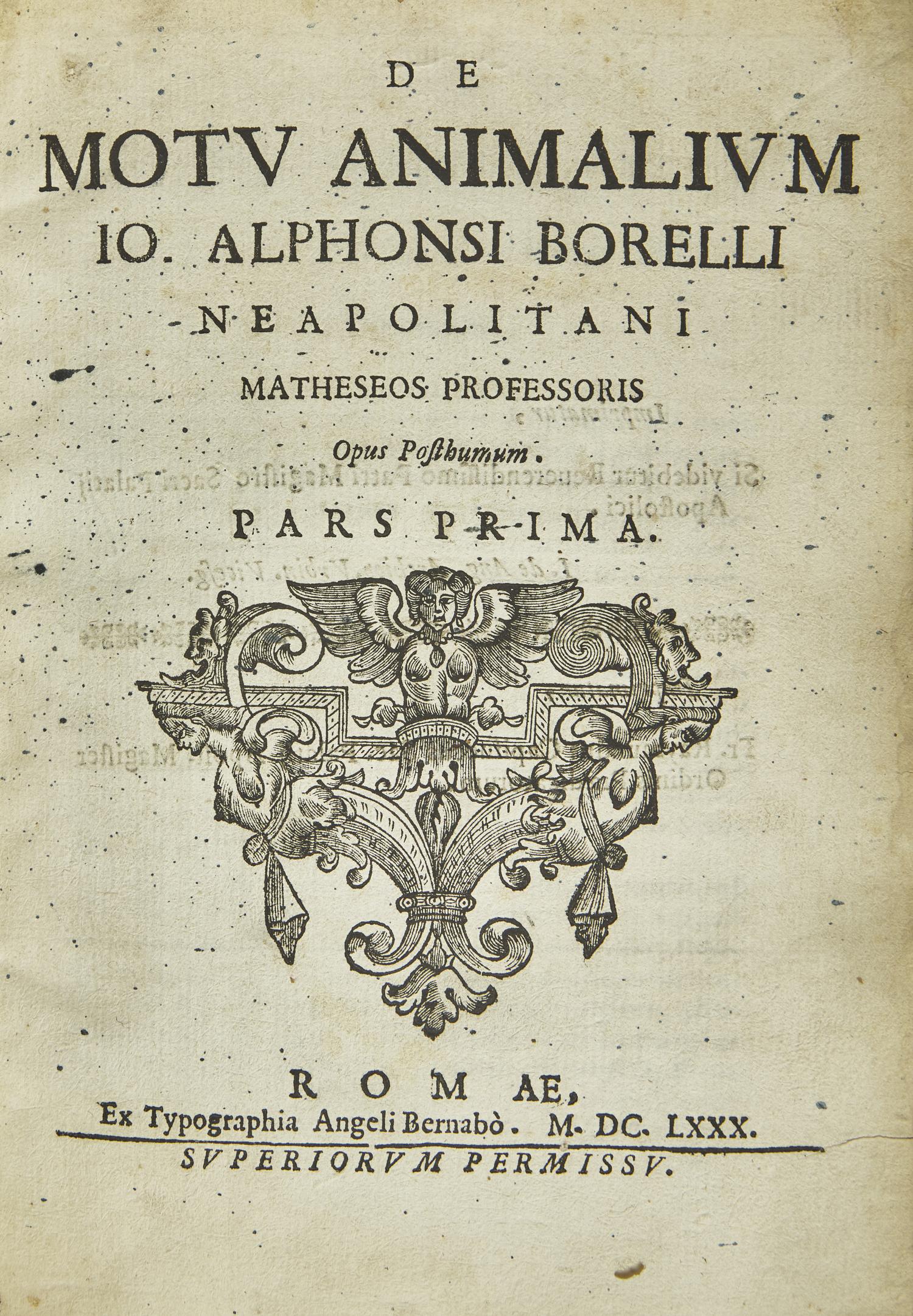 [Science, Medicine & Mathematics] Borelli, Giovanni Alfonso. De Motu Animalium