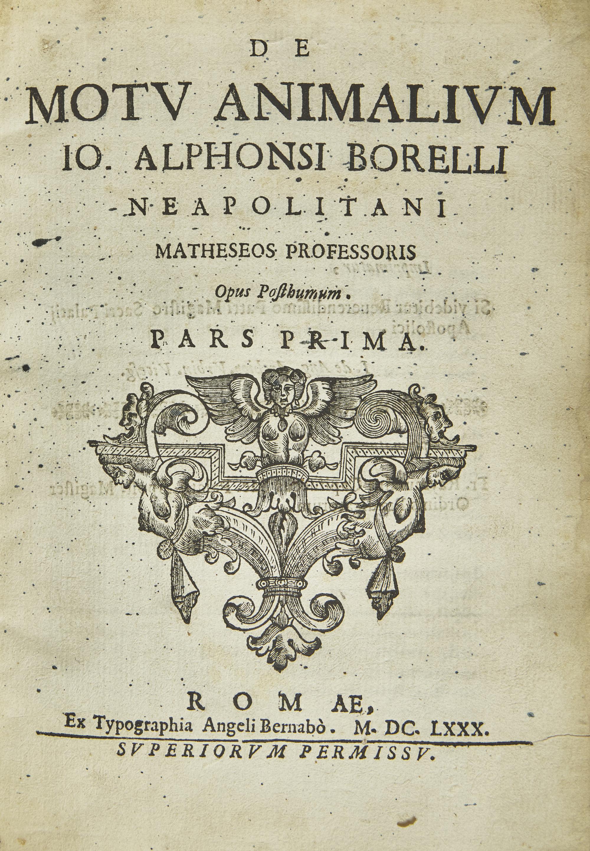 [Science, Medicine & Mathematics] Borelli, Giovanni Alfonso. De Motu Animalium