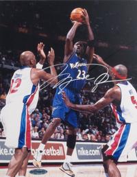 A Michael Jordan Washington Wizards Signed Autograph Photograph (Upper Deck Authenticated)