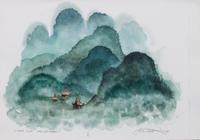Leon Travanti, (Wisconsin, b. 1936), Li River, China, 2008