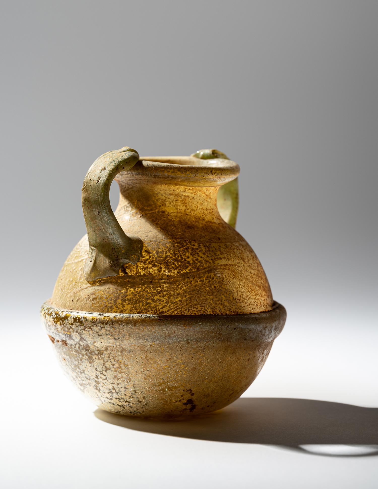 A Byzantine Green Glass Vessel