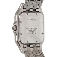 CARTIER, REF. 1300 STAINLESS STEEL 'PANTHÈRE' WATCH, BOX & PAPERS