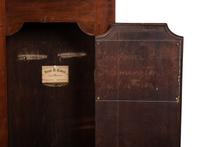 A Federal Carved Cherrywood Tall Case Clock