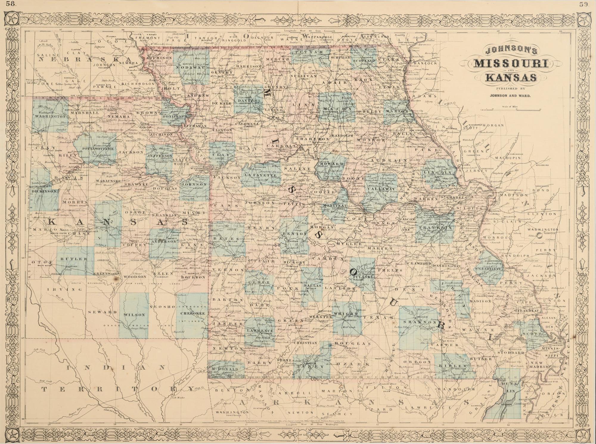 A Group of Five Maps of the Midwest