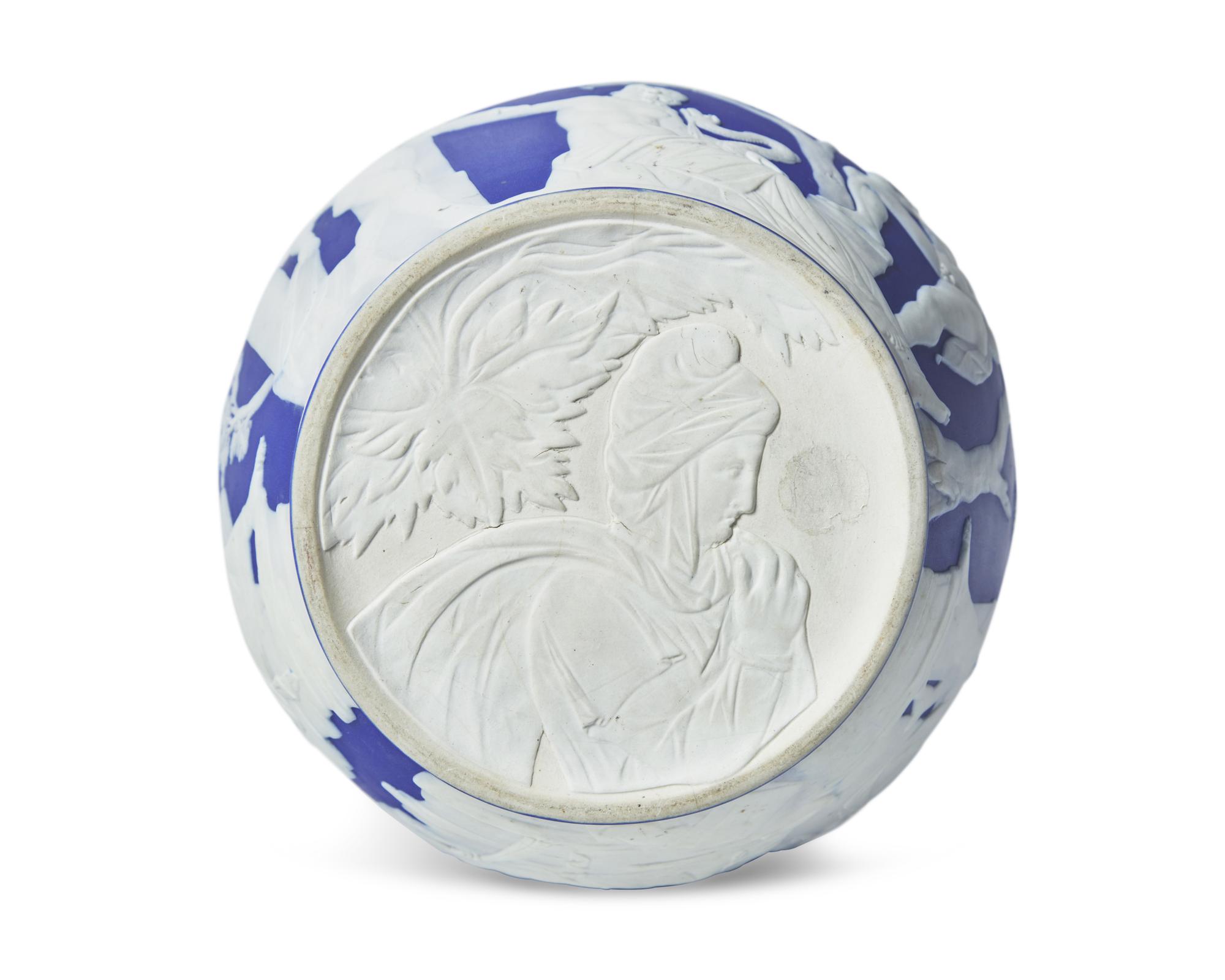 A Wedgwood Jasperware Copy of the Portland Vase