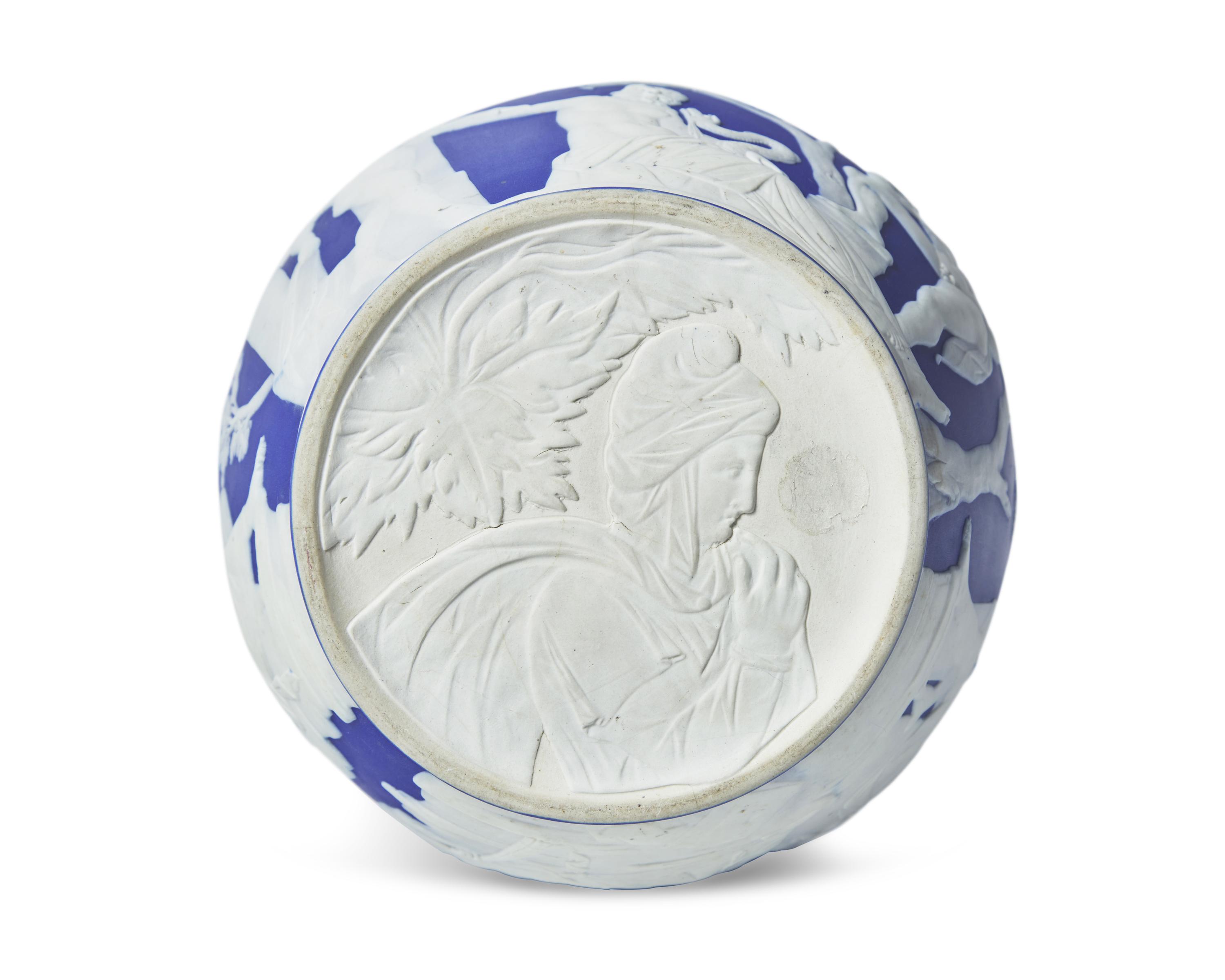A Wedgwood Jasperware Copy of the Portland Vase