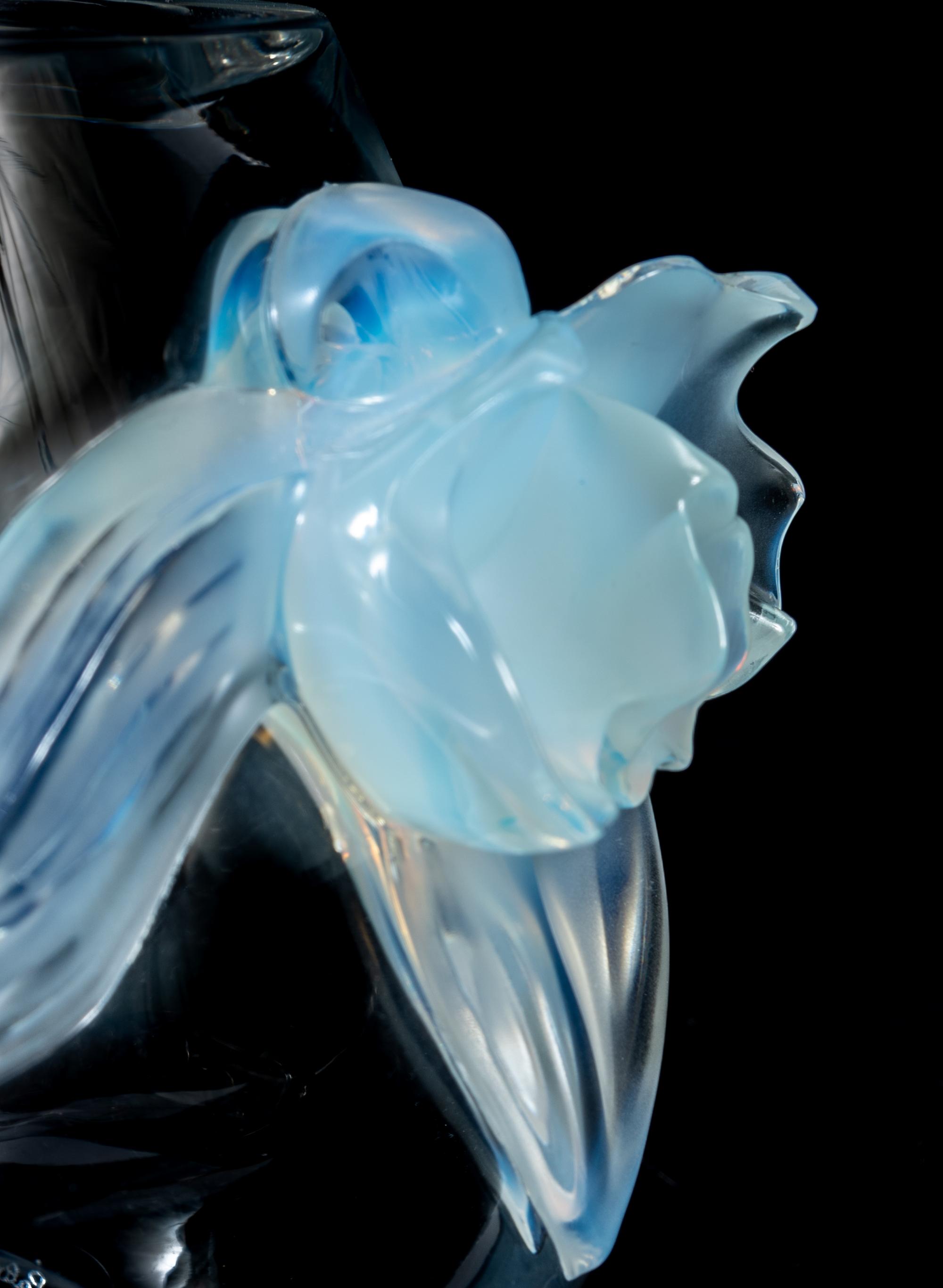 A Lalique Orchidee Vase
