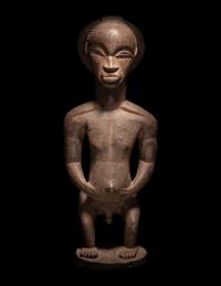A Luba Wood Figure
