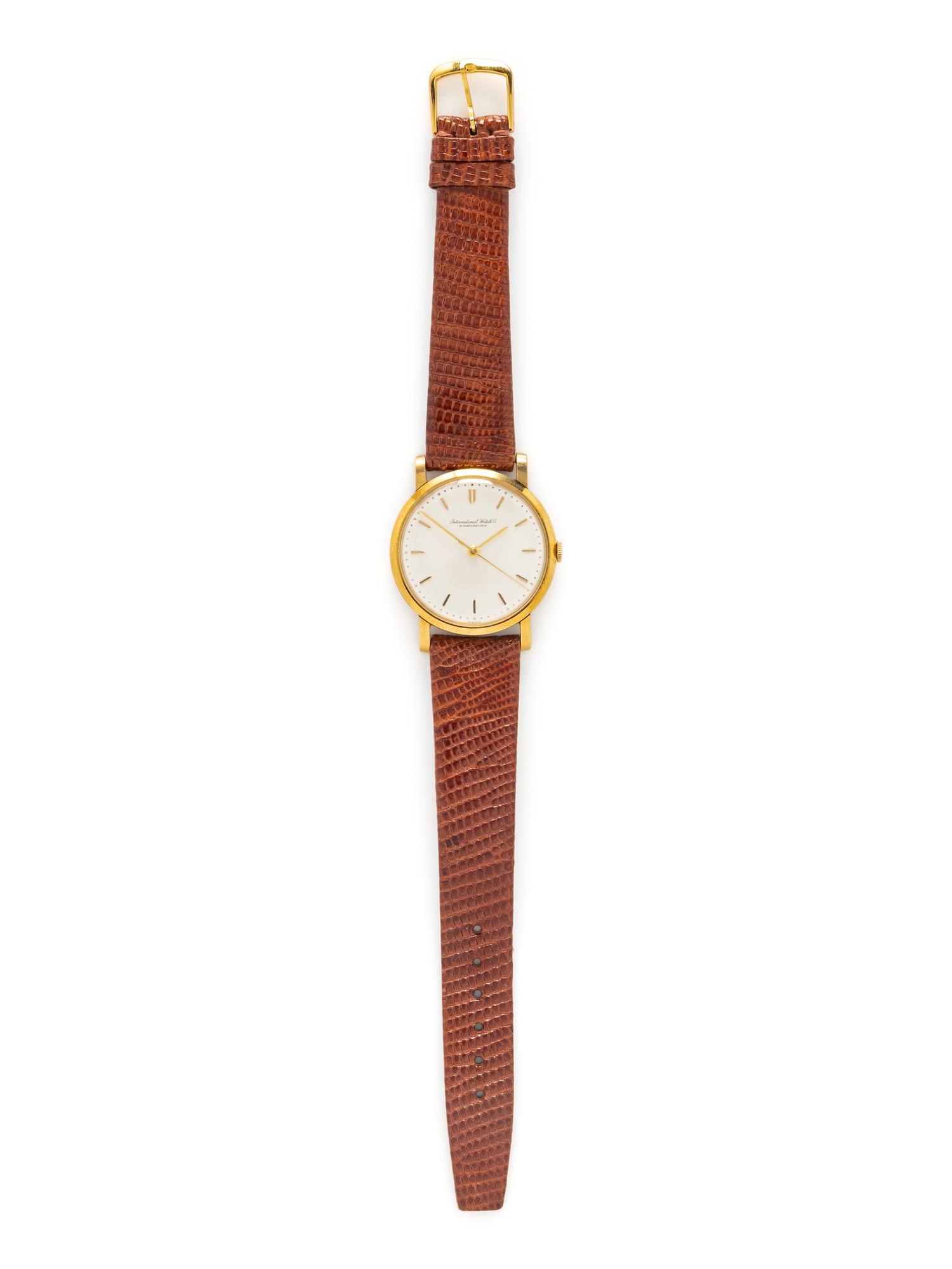 IWC, 18K YELLOW GOLD WATCH