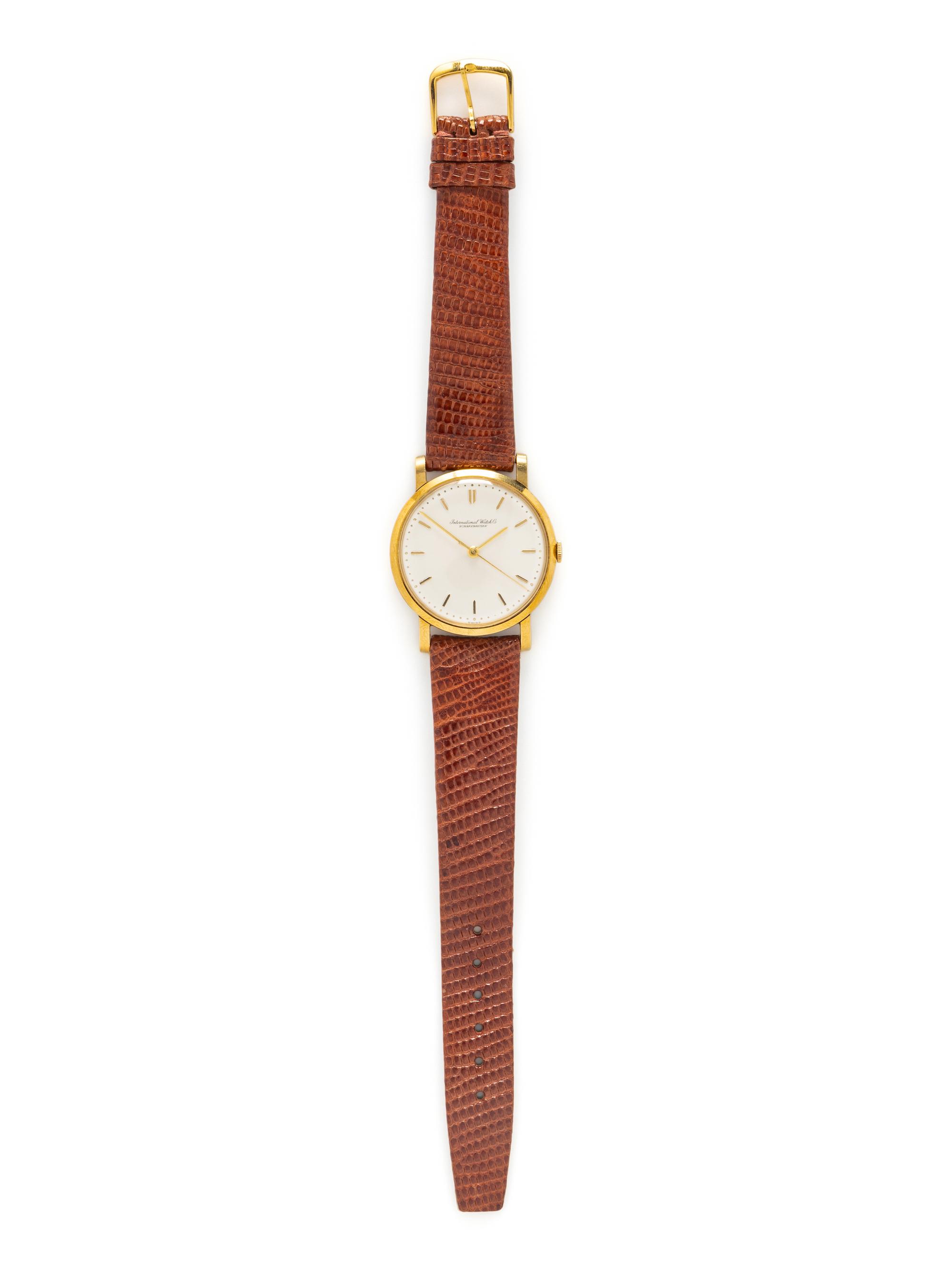 IWC, 18K YELLOW GOLD WATCH