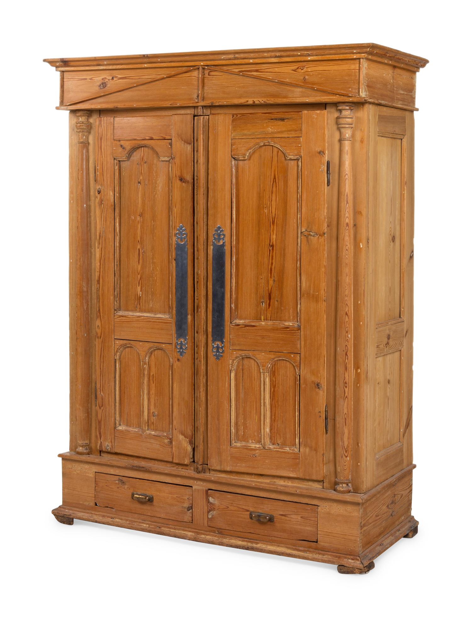 An English Pine Armoire
