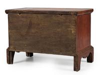 A Diminutive Pine Lift-Top Chest