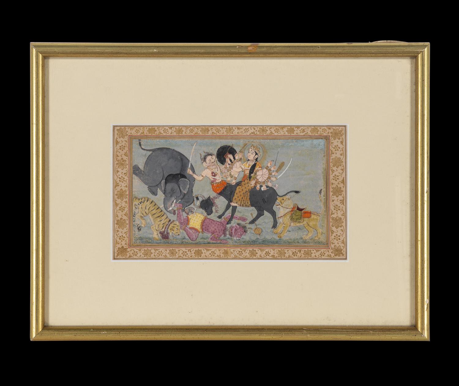 Seven Indian Miniature Paintings